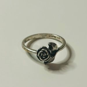 Retire James Avery Rose Ring (Sterling Silver)